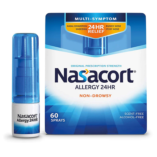 Nasacort Allergy 24 Hour Nasal Spray 60 Sprays 0.37oz - Pharmacy ...