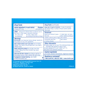 Claritin Non-Drowsy Allergy Relief Tablets 5 Tablets - Pharmacy ...